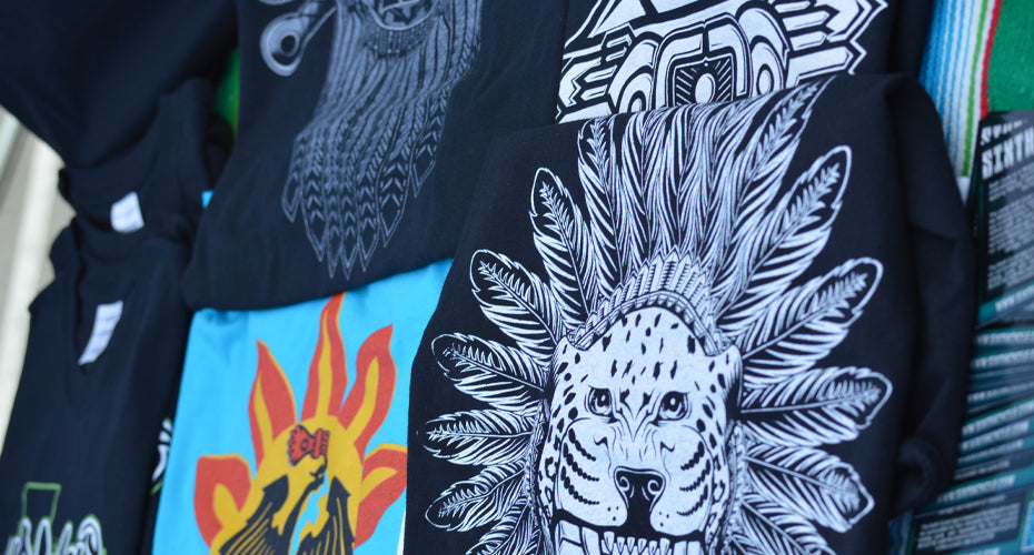 Sixth Cycle's original art and apparel motivate personal growth and unity, influenced by the values of ancient indigenous cultures.